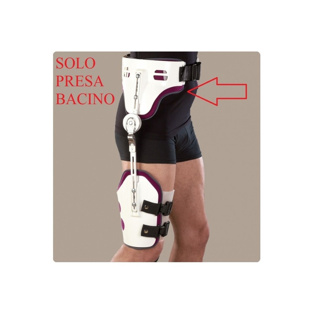 RO+TEN - HIPO - Presa bacino per ortesi d'anca (tutore composto da presa bacino + presa coscia + aste)