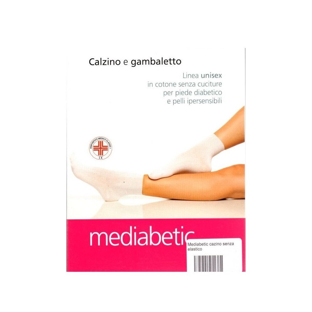 Medi - Mediabetic - Linea per diabetici unisex - Gambaletto, corto o lungo (paio)