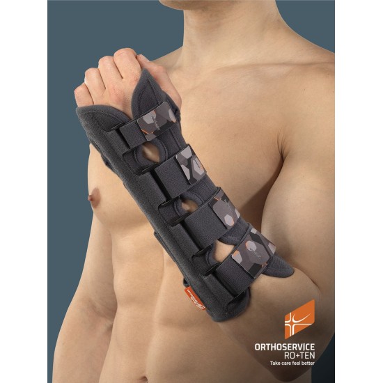 Ro+Ten - UniCarpo 21 - Immobilizzatore lungo per polso apribile con stecche rigide modellabili
