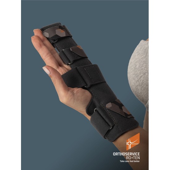 Ro+Ten - 2-Fix - Immobilizzatore per due dita con stecca rigida modellabile