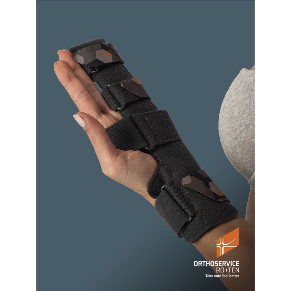 Ro+Ten - 2-Fix - Immobilizzatore per due dita con stecca rigida modellabile
