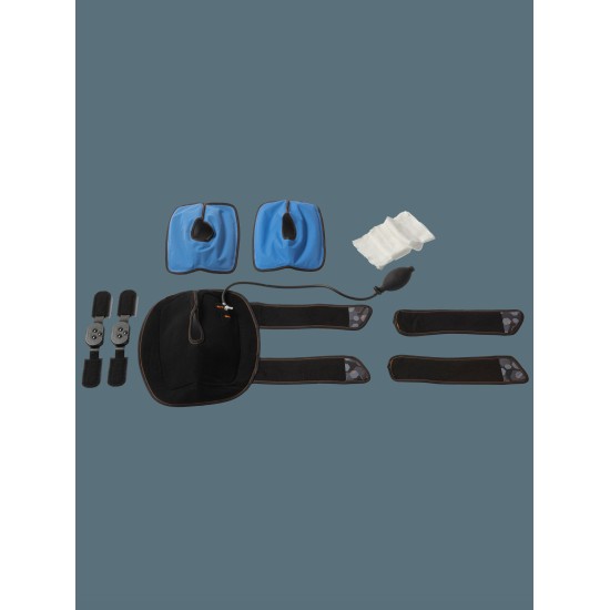 Ro+Ten - GenuPolar Pro - Ortesi di ginocchio con aste articolate e accessori per compressione e raffreddamento